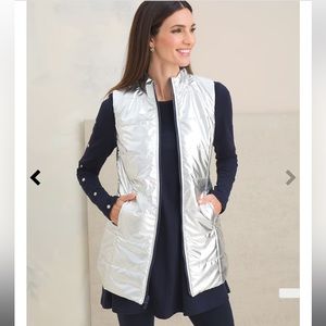Metallic Reversible Vest